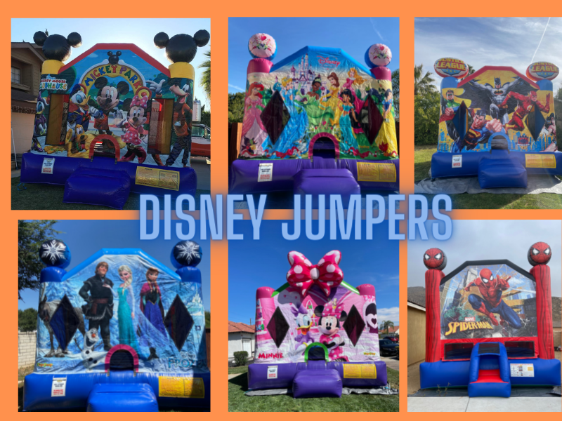 DISNEY JUMPERS- 13X13, jumpers for rent in perris